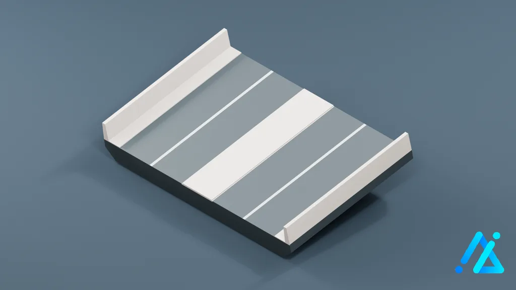 Low-Poly Bridge Section 017 — 3D model preview