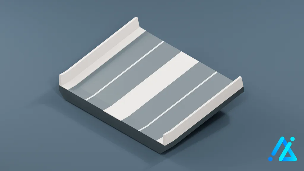 Low-Poly Bridge Section 06 — 3D model preview