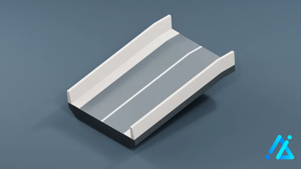 Low-Poly Bridge Section 07 1 — 3D model preview