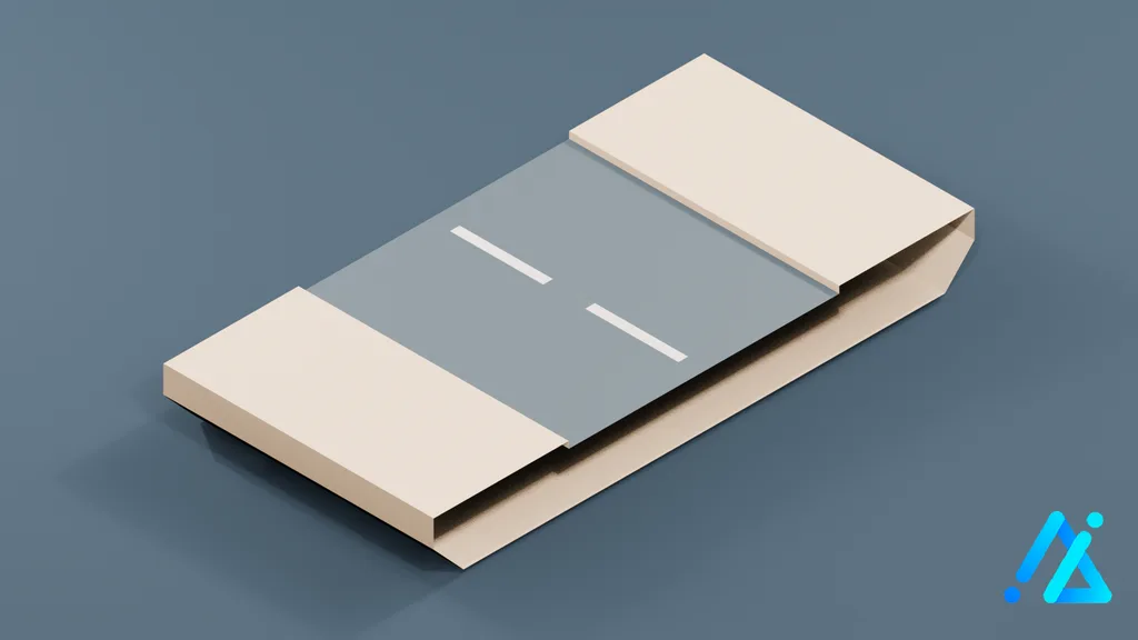 Low-Poly Bridge Section 08 — 3D model preview