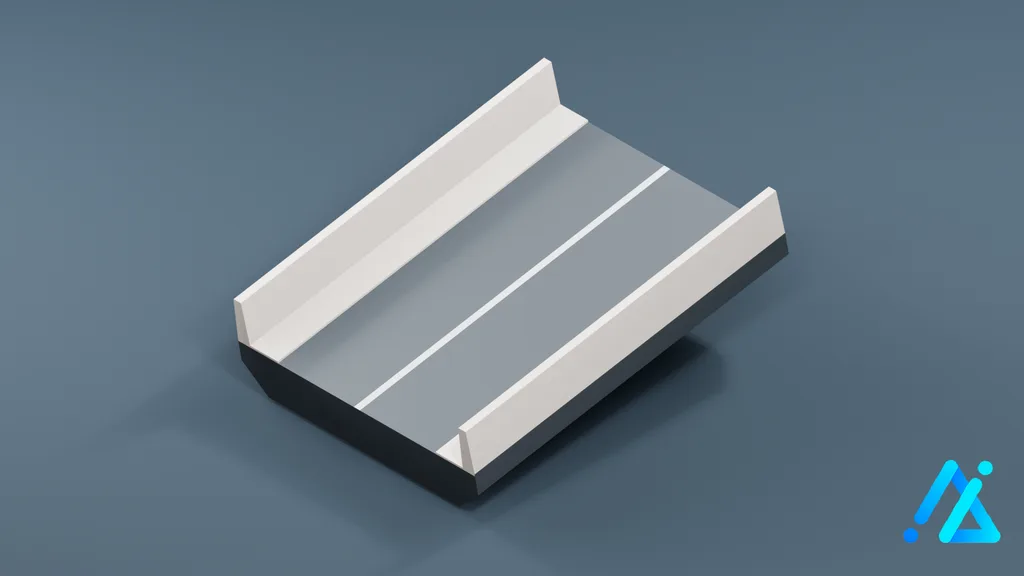 Low-Poly Bridge Section 09 — 3D model preview