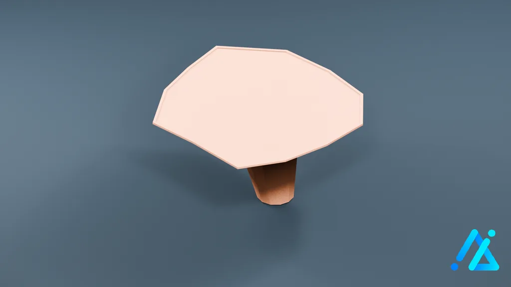 Low-Poly Coral Prop 08 — 3D model preview