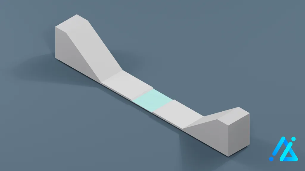 Low-Poly Drainage Ditch 02 — 3D model preview