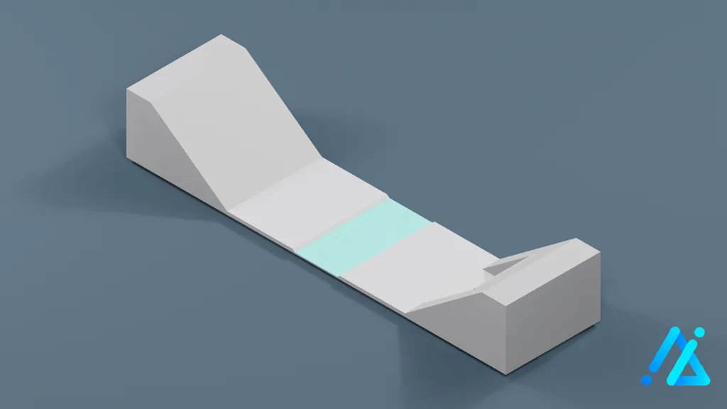 Low-Poly Drainage Ditch 04 — 3D model preview