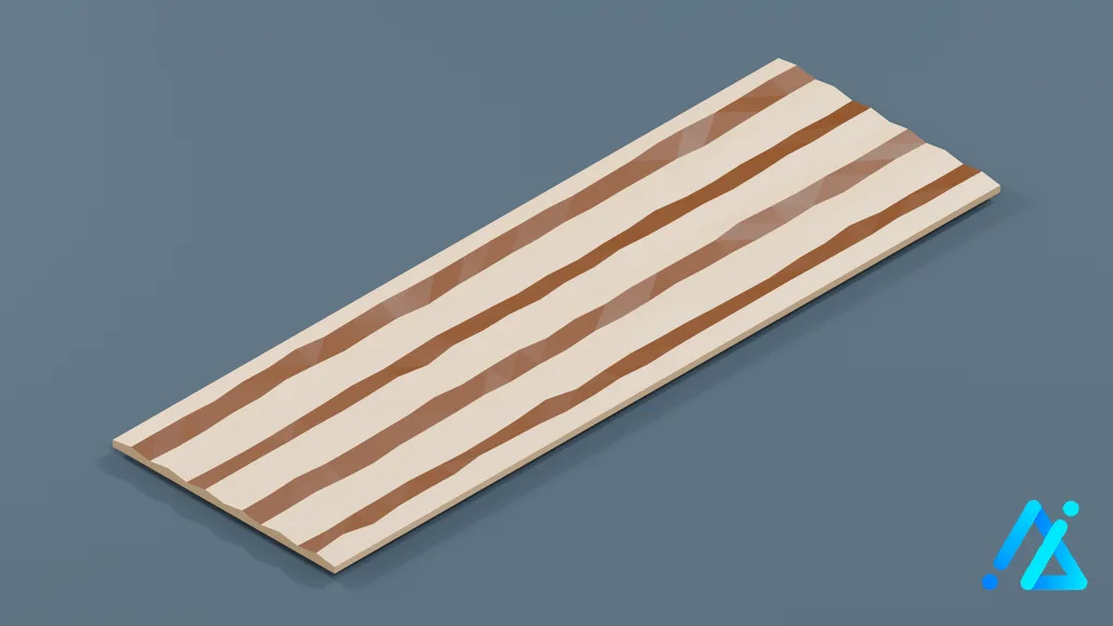 Low-Poly Field Tile 01 — 3D model preview