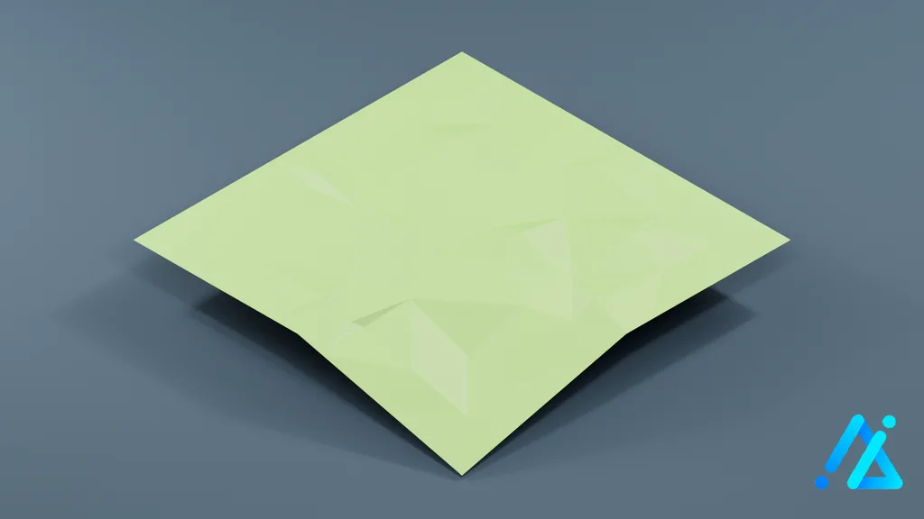 Low-Poly Ground Terrain Tile 03 — 3D model preview