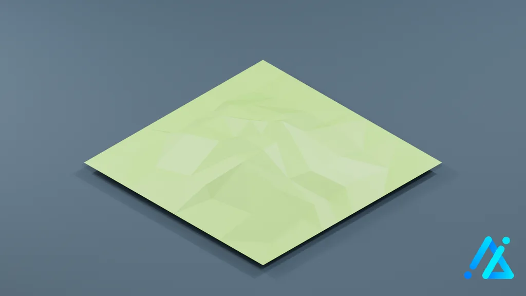 Low-Poly Ground Terrain Tile 05 — 3D model preview