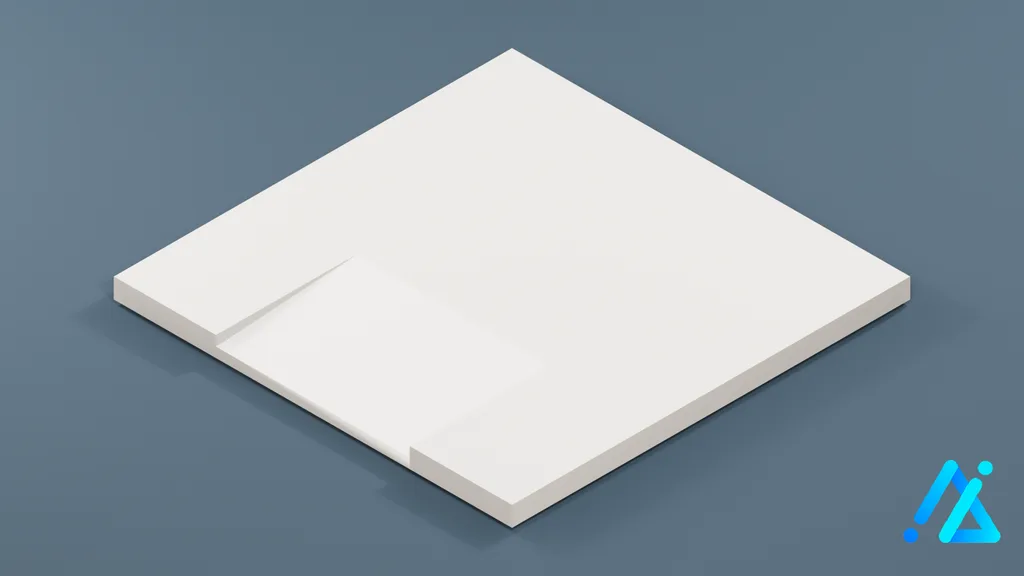 Low-Poly Hiking Trail Tile 08 — 3D model preview