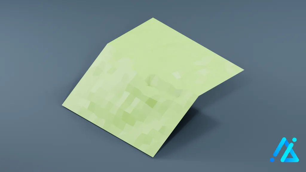 Low-Poly Land Terrain Tile 01 — 3D model preview