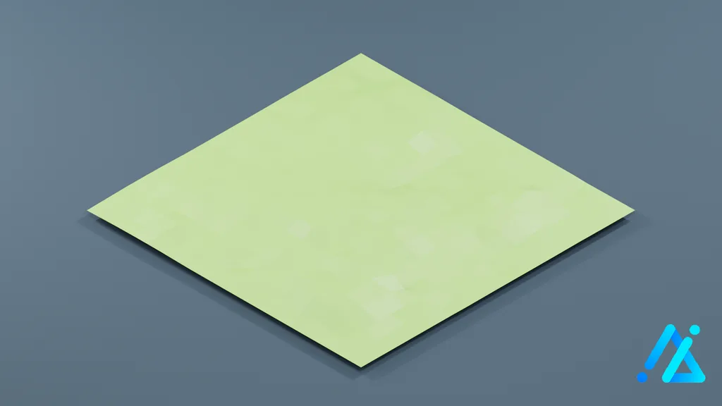 Low-Poly Land Terrain Tile 01 B — 3D model preview