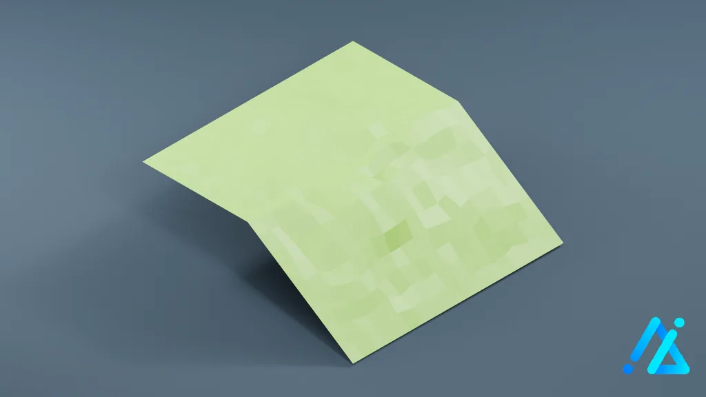 Low-Poly Land Terrain Tile 01 C — 3D model preview