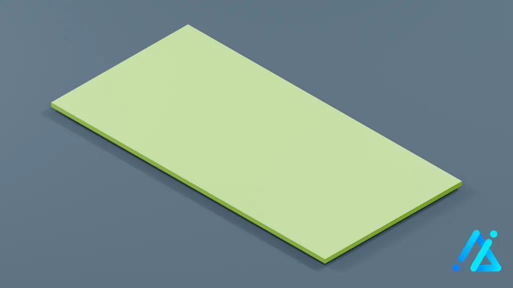 Low-Poly Lawn Terrain Tile 08 — 3D model preview