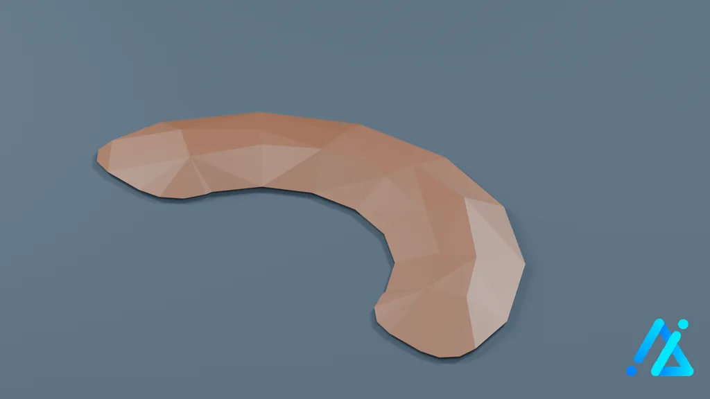 Low-Poly Path Section 02 — 3D model preview