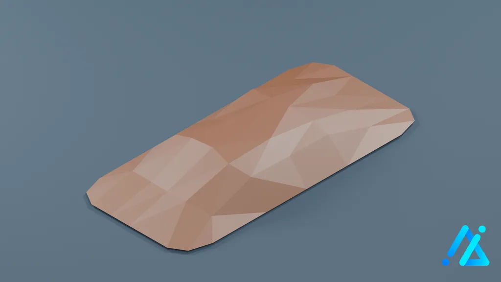 Low-Poly Path Section 04 — 3D model preview