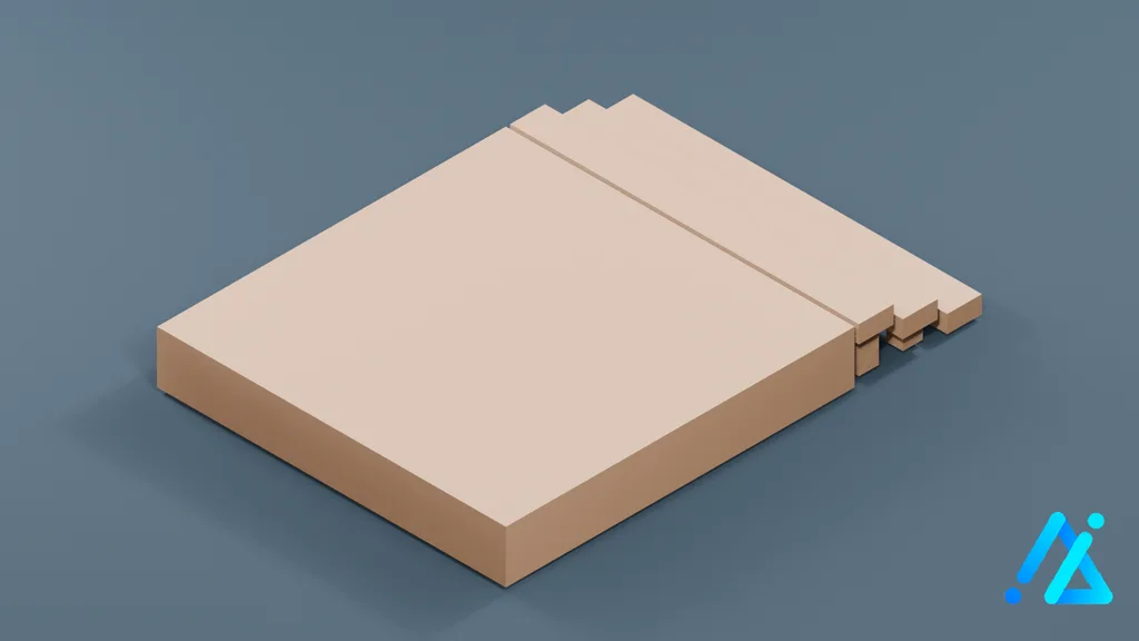 Low-Poly Pier Section 01 — 3D model preview
