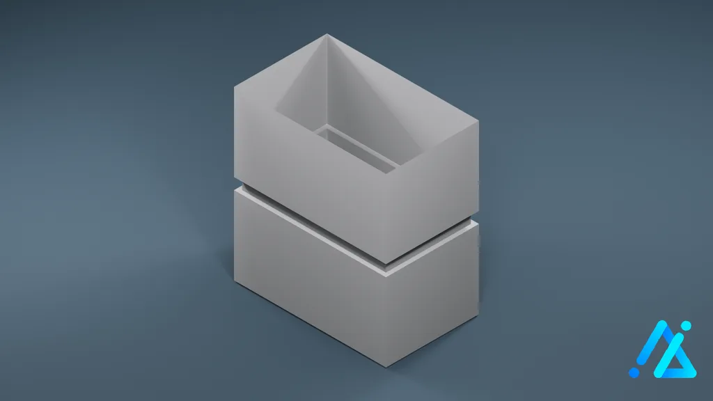 Low-Poly Structural Pillar 03 E — 3D model preview