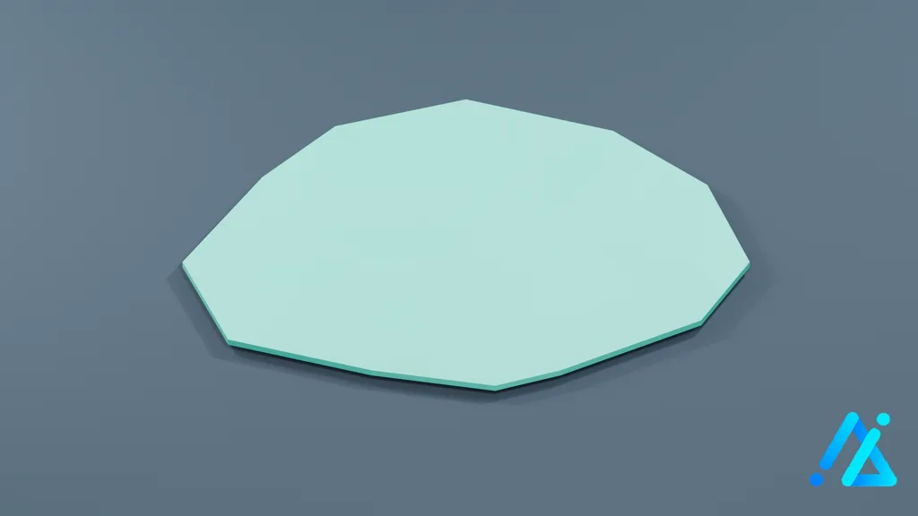 Low-Poly Puddle Prop 01 — 3D model preview