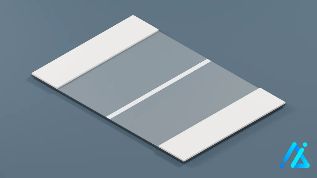 Low-Poly Road Section 01 1 — 3D model preview