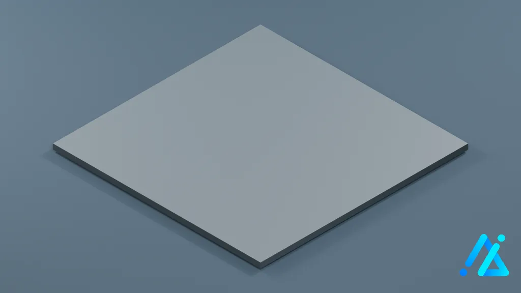 Low-Poly Road Section 01 A — 3D model preview