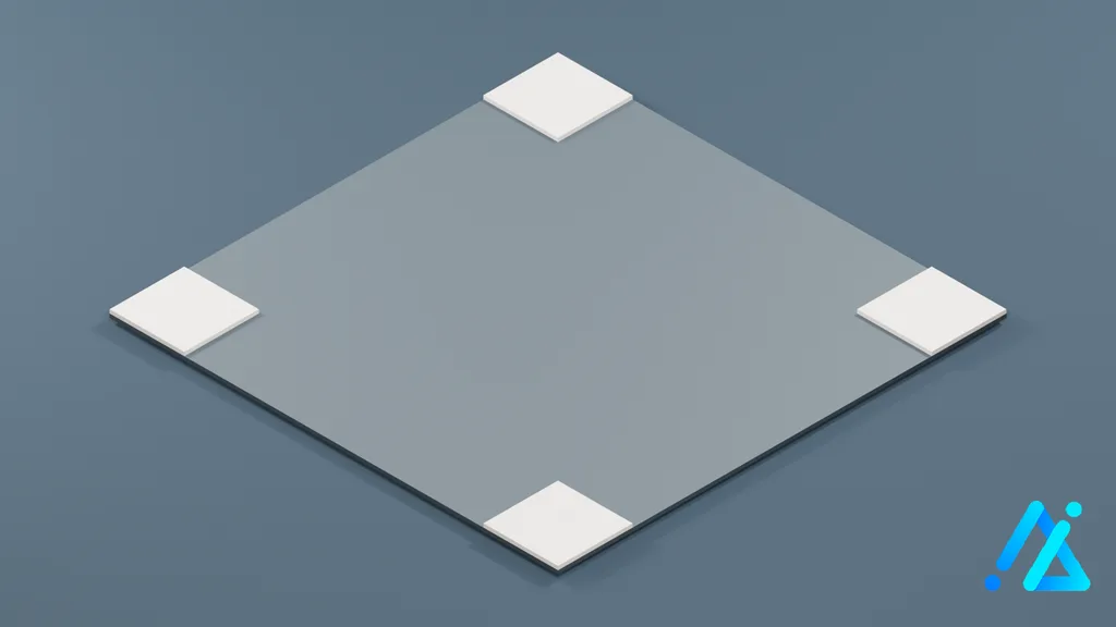 Low-Poly Road Section 029 — 3D model preview