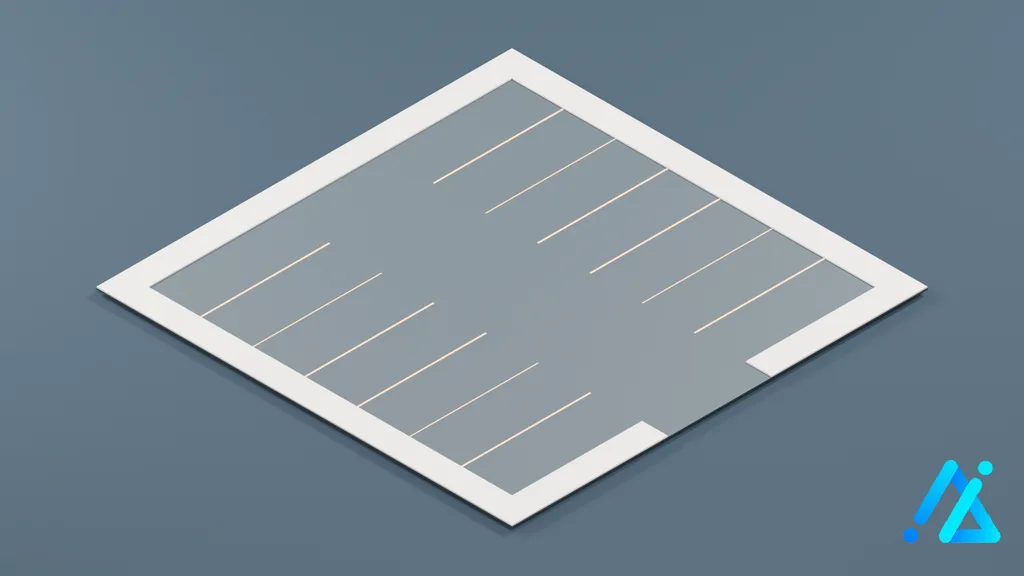 Low-Poly Road Section 039 — 3D model preview