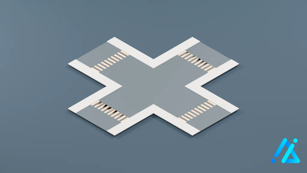 Low-Poly Road Section 042 — 3D model preview