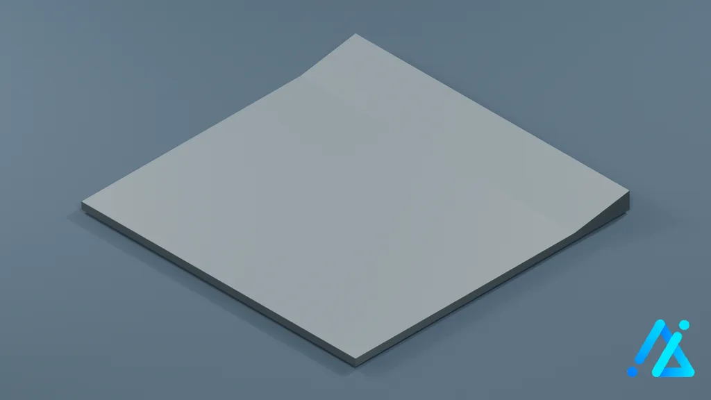 Low-Poly Road Section 06 — 3D model preview
