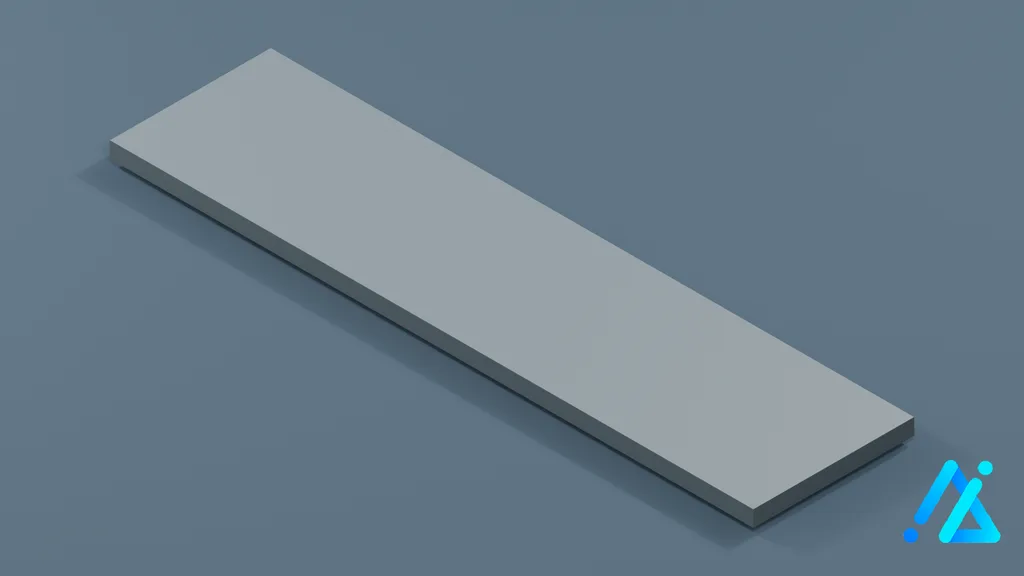 Low-Poly Road Section 07 — 3D model preview