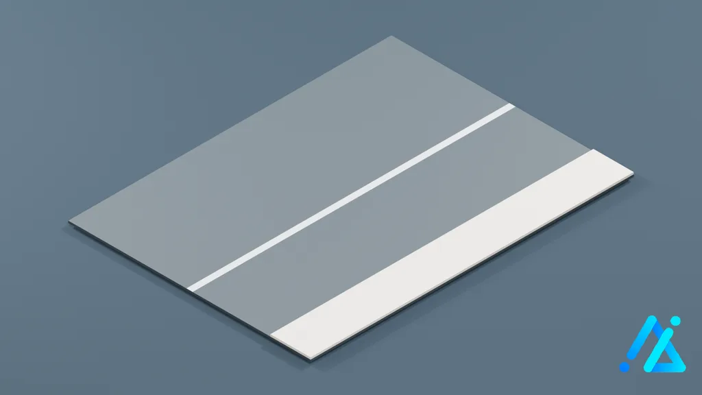 Low-Poly Road Section 07 1 — 3D model preview