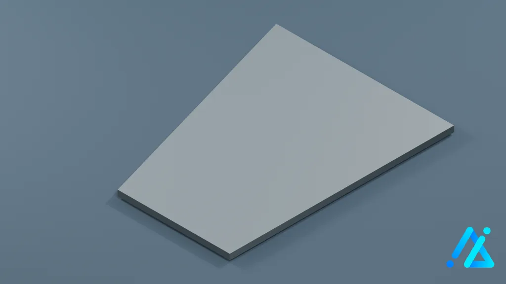 Low-Poly Road Section 09 — 3D model preview