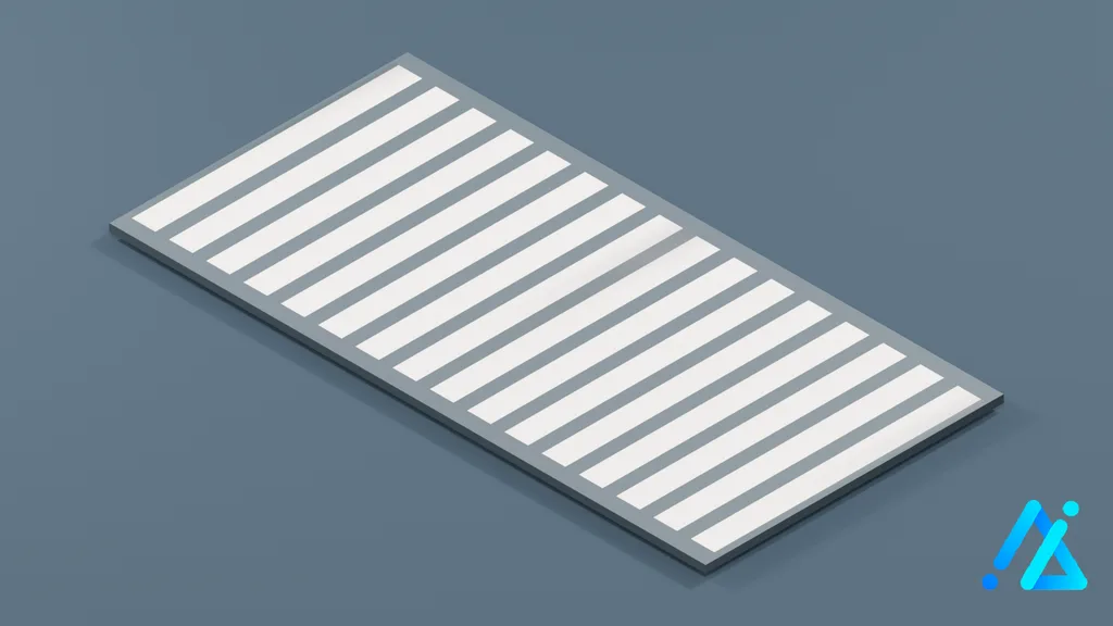 Low-Poly Road Section 14 — 3D model preview