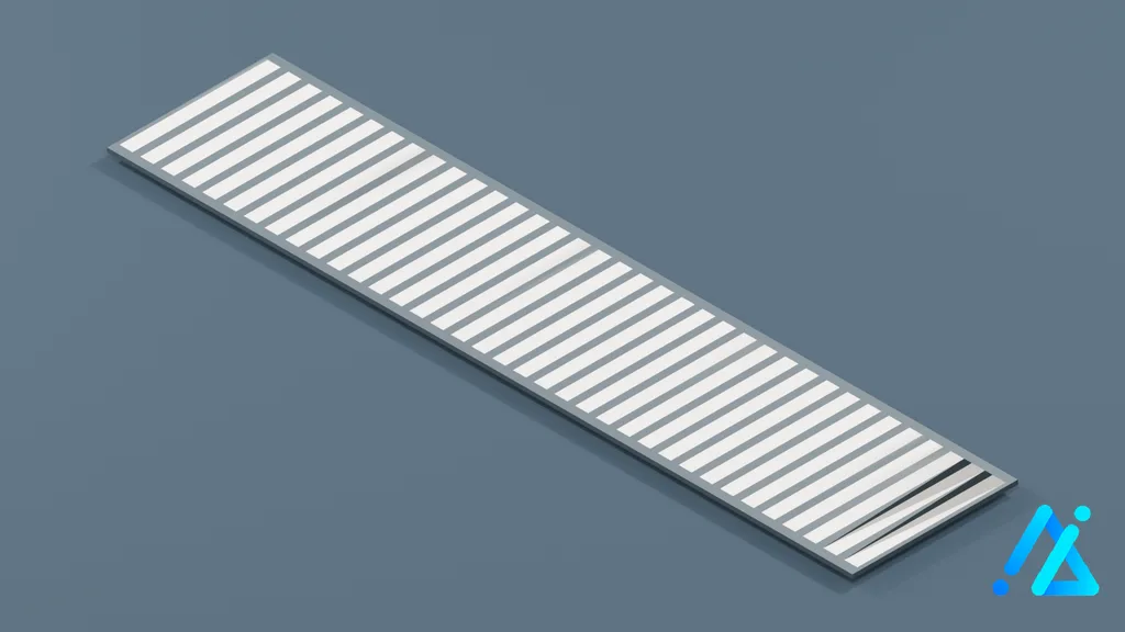 Low-Poly Road Section 15 — 3D model preview