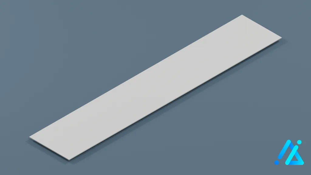 Low-Poly Runway Strip 01 — 3D model preview