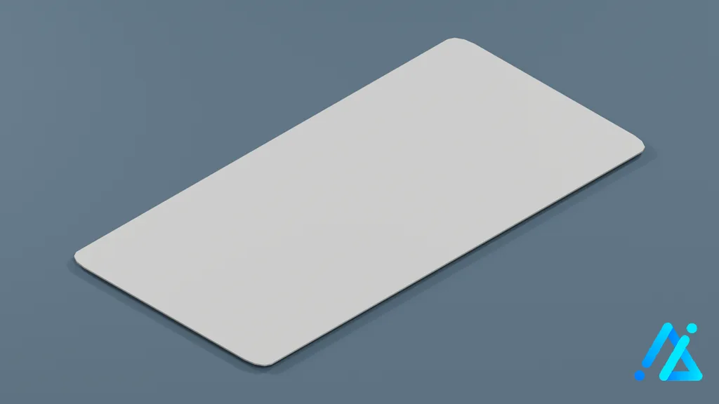 Low-Poly Runway Strip 03 — 3D model preview