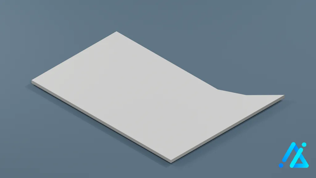 Low-Poly Runway Strip 10 — 3D model preview