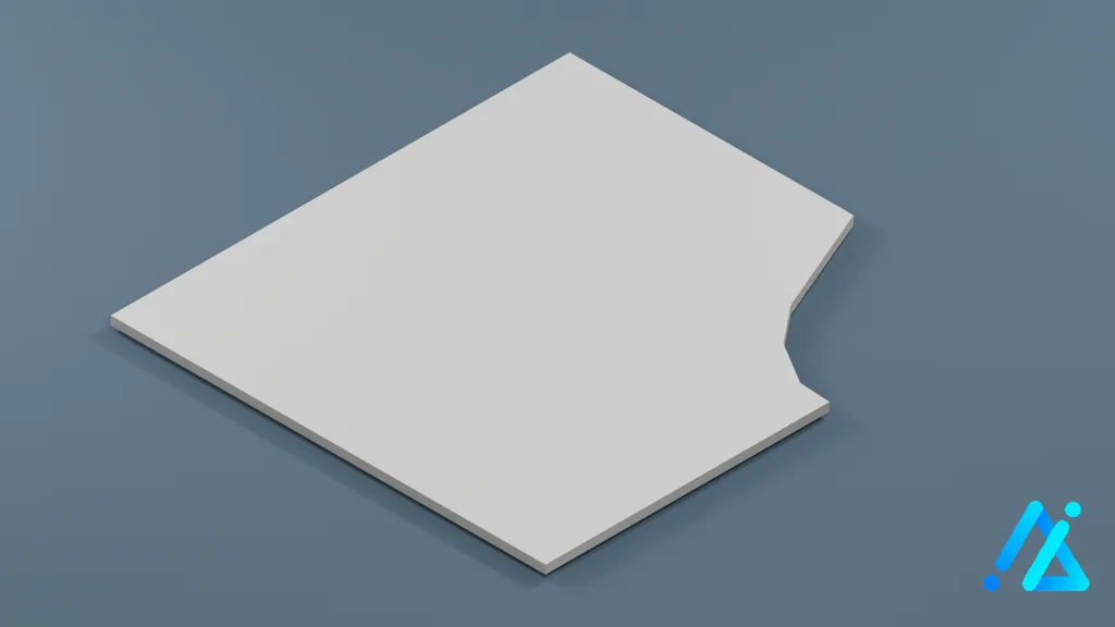 Low-Poly Runway Strip 11 — 3D model preview