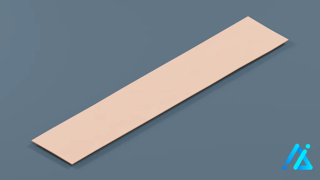 Low-Poly Gravel Runway Strip 01 — 3D model preview
