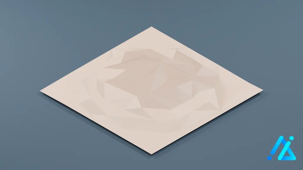 Low-Poly Shallow Shore Tile 01 — 3D model preview