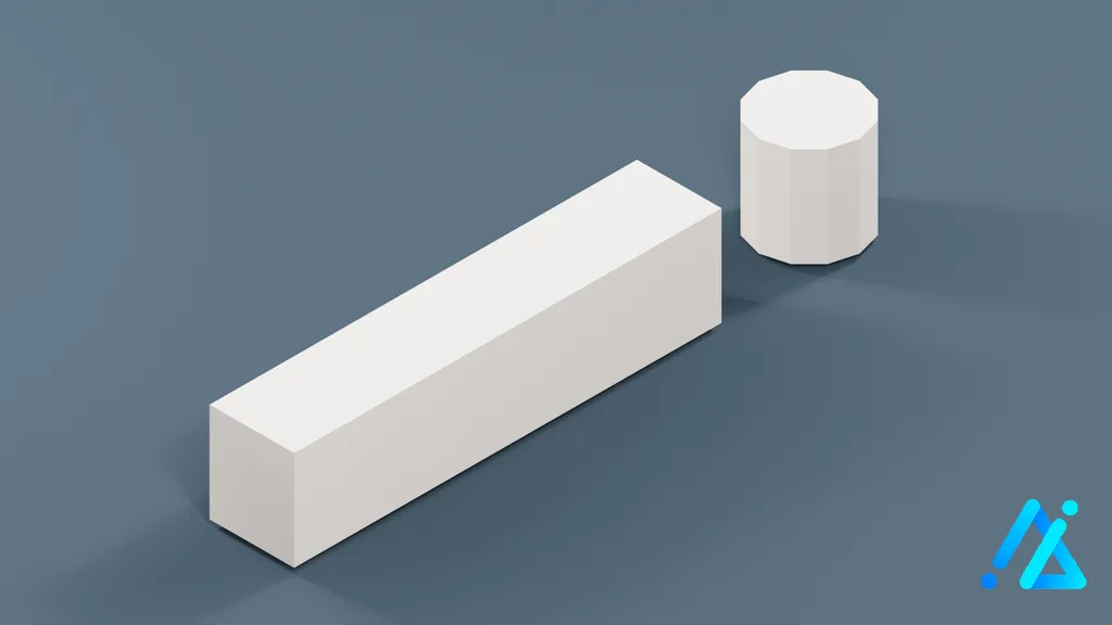 Low-Poly Small Alphabet Letter i — 3D model preview