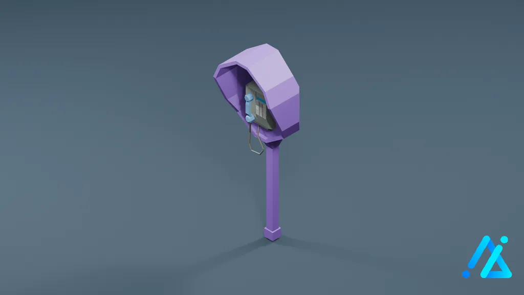 Low-Poly Street Decoration 16 — 3D model preview