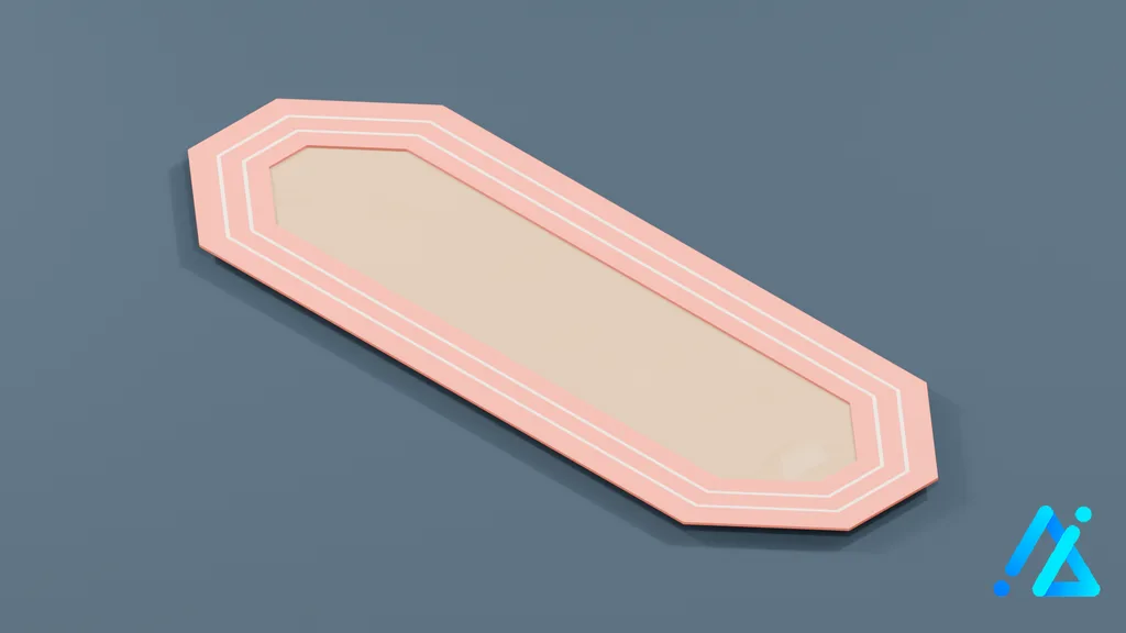Low-Poly Treadmill 01 — 3D model preview