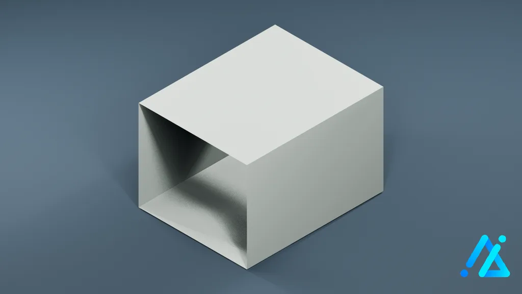 Low-Poly Tunnel Section 01 — 3D model preview