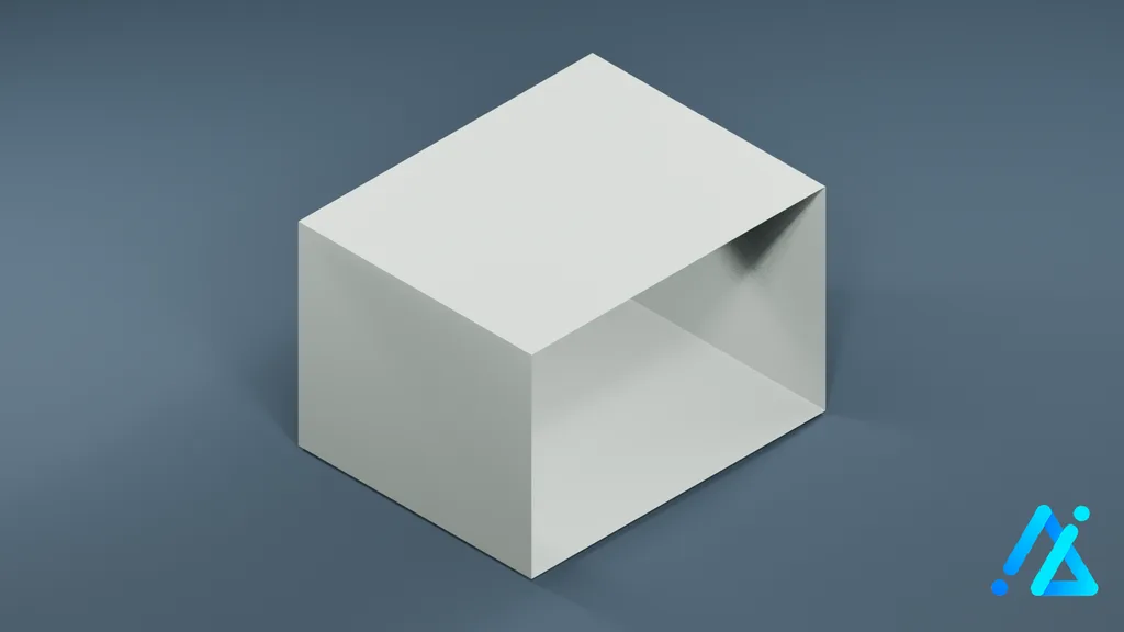 Low-Poly Tunnel Section 03 — 3D model preview