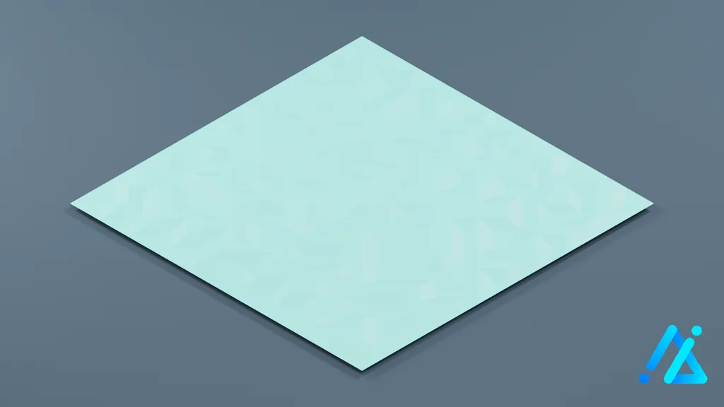 Low-Poly Water Terrain Tile 03 — 3D model preview