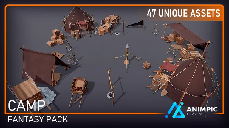 POLY - Medieval Camp