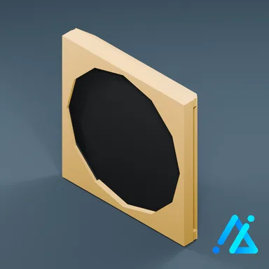 Low-Poly Air Conditioner Unit 03 D