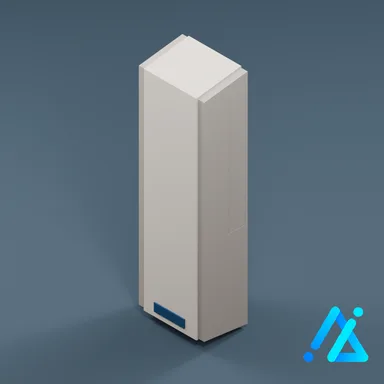 Low-Poly Air Conditioner Unit 04 A