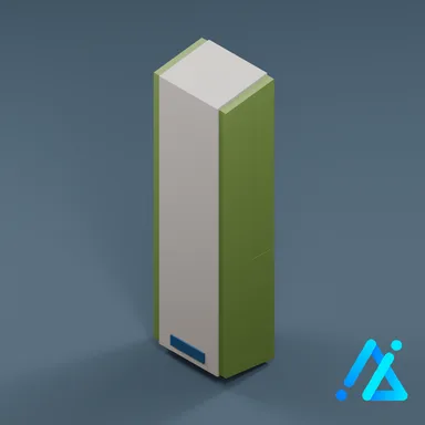 Low-Poly Air Conditioner Unit 04 F