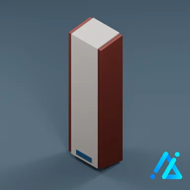 Low-Poly Air Conditioner Unit 04 G