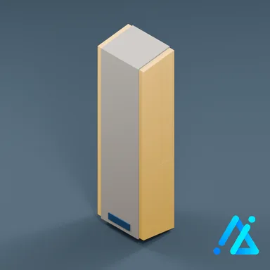 Low-Poly Air Conditioner Unit 04 H